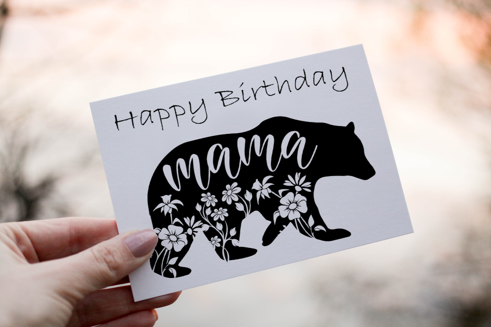 Mum Birthday Card, Mama Bear Birthday Card - Click Image to Close